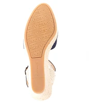 Alex Marie Pauline Canvas Platform Wedge Espadrilles