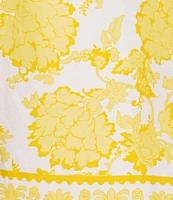 Alex Marie Remi Floral Linen Sleeveless Blouse