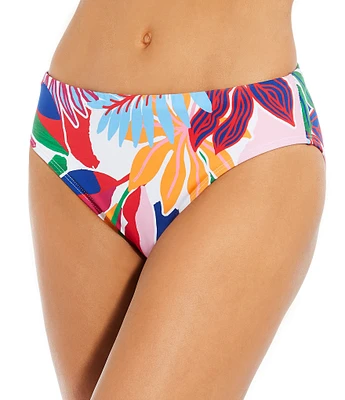 Alex Marie Signature Sculpt Rio Palms Mid Rise Swim Bottom