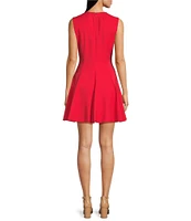 Alex Marie Toby Anywhere, Everywhere Sleeveless Above Knee Stretch Twill Dress