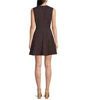 Alex Marie Toby Anywhere, Everywhere Sleeveless Above Knee Stretch Twill Dress