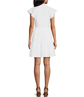 Alex Marie Vanya V-Neck Short Sleeve Dress