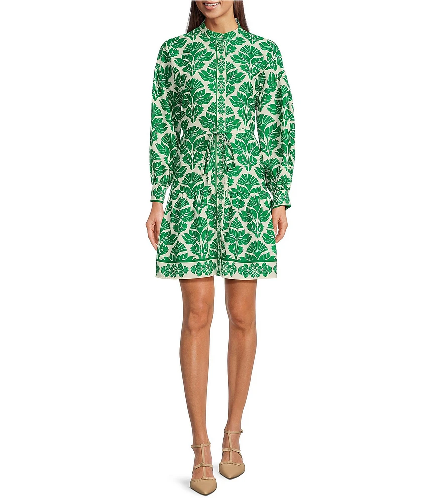 Alex Marie Wren Long Sleeve Button Front Dress