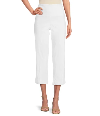 Ali Miles Flat Front Stretch Ponte Pants