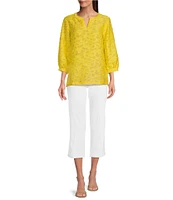 Ali Miles Flat Front Stretch Ponte Pants