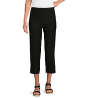 Ali Miles Flat Front Stretch Ponte Pants