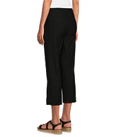 Ali Miles Flat Front Stretch Ponte Pants