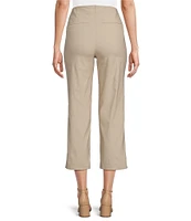 Ali Miles Flat Front Stretch Ponte Pants