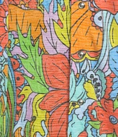 Ali Miles Floral Multi Print Button Front Tank Set
