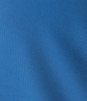 Ali Miles Plus Size Crepe Lux Crew Neck Sleeveless Tank