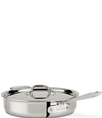 All-Clad D3 Stainless Steel Sauteuse Pan - 3 Quart Saute Pan