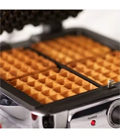 All-Clad Gourmet Stainless Steel Belgian Waffle Maker with Removable Plates, 4 Slice