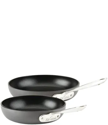All-Clad HA1 Hard Anodized Nonstick 8#double; & 10#double; Fry Pan Set