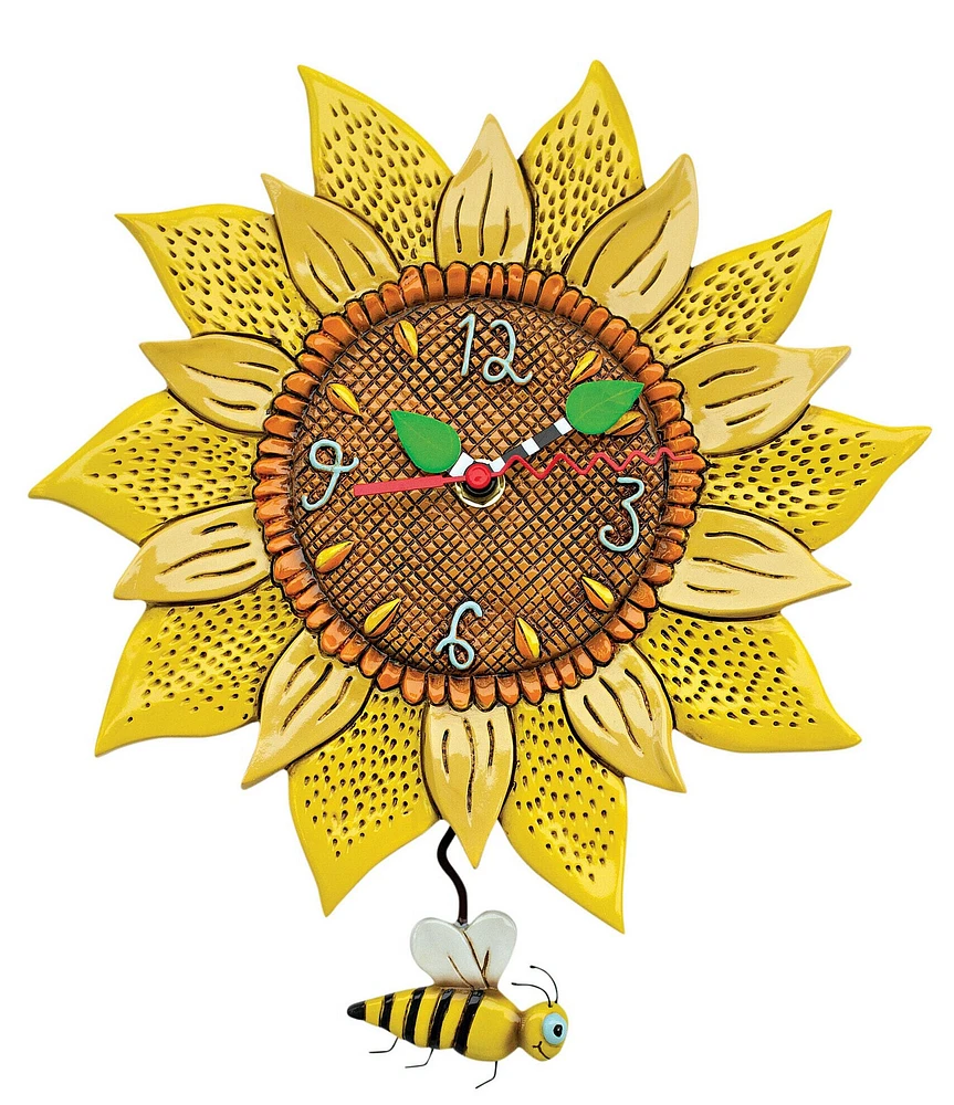 Allen Designs Bee Sunny Pendulum Wall Clock