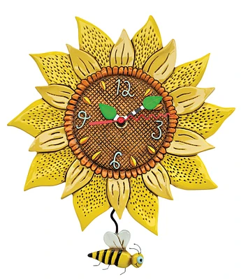 Allen Designs Bee Sunny Pendulum Wall Clock