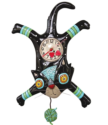 Allen Designs Craft Attack Cat Wall Clock