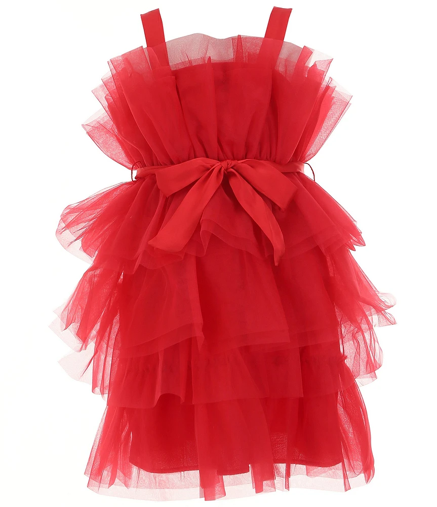 Allison & Kelly Big Girls 7-16 Sleeveless Tulle Fit-And-Flare Dress