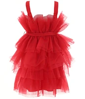 Allison & Kelly Big Girls 7-16 Sleeveless Tulle Fit-And-Flare Dress