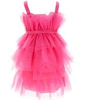 Allison & Kelly Big Girls 7-16 Sleeveless Tulle Fit-And-Flare Dress