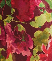 Allison & Kelly Floral Jacquard V-Neck Dress