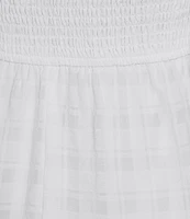 Allison & Kelly Long Sleeve Smocked Tiered Fit-And-Flare Dress