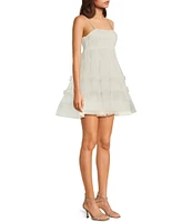 Allison & Kelly Sleeveless Ruffle Tulle Dress