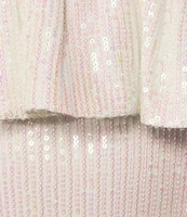 Allison & Kelly Strapless Sequin Embellished Sheath Dress