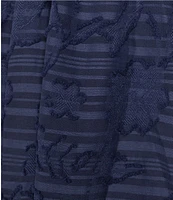 Allison & Kelly Sweetheart Neck Pattern Corset Bodice Side Slit Dress