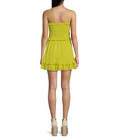 Allison & Kelly V-Neck Sleeveless Pebble Chiffon Dress