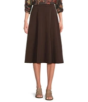 Allison Daley City Stretch Gored Panel Skirt