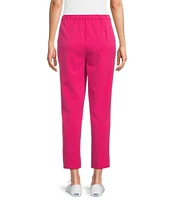 Allison Daley City Stretch Pull-On Straight Leg Ankle Pants