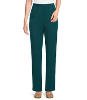 Allison Daley City Stretch Straight Leg Pull-On Pants