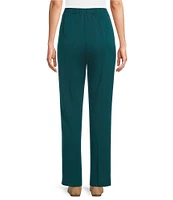 Allison Daley City Stretch Straight Leg Pull-On Pants