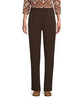 Allison Daley City Stretch Straight Leg Pull-On Pants