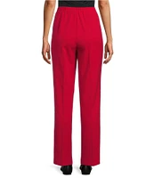 Allison Daley City Stretch Straight Leg Pull-On Pants