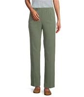 Allison Daley City Stretch Straight Leg Pull-On Pants