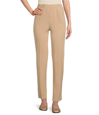 Allison Daley City Stretch Straight Leg Pull-On Pants