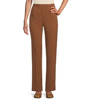 Allison Daley City Stretch Straight Leg Pull-On Pants