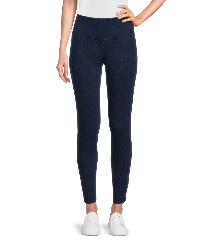 Allison Daley Elastic Waist Pull-On Denim Knit Leggings