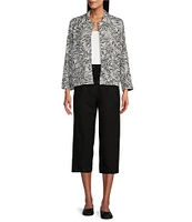 Allison Daley Linen Blend Pull-On Capri Pants