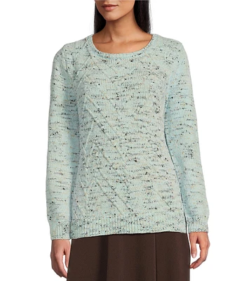 Allison Daley Long Sleeve Crew Neck Sweater