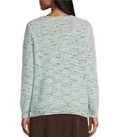 Allison Daley Long Sleeve Crew Neck Sweater