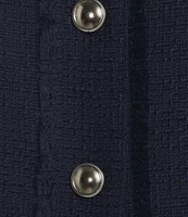 Allison Daley Long Sleeve Full Front Button Lined Jacket