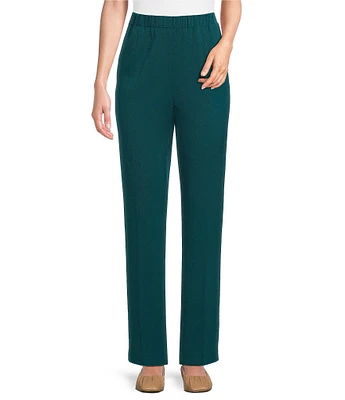 Allison Daley Petite Size City Stretch Straight Leg Pull-On Pant