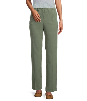 Allison Daley Petite Size City Stretch Straight Leg Pull-On Pants