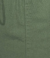 Allison Daley Petite Size Linen Blend Pull-On Capri Pants