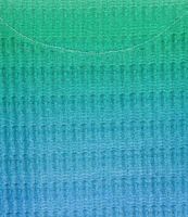Allison Daley Plus Size Ombre Textured 3/4 Sleeve Keyhole Neck Asymmetric Hem Knit Top
