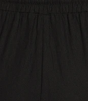 Allison Daley Plus Size Linen Blend Pull-On Capri Pants