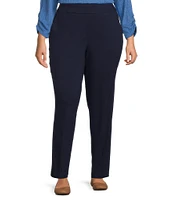 Allison Daley Plus Size Straight Leg Pull-On Pants