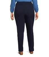 Allison Daley Plus Size Straight Leg Pull-On Pants